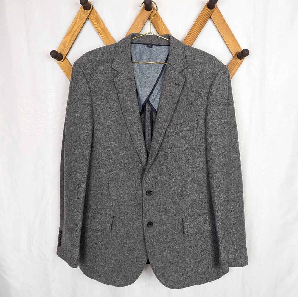 J. Crew Thompson Wool Blend Grey Sport Jacket Size 44R
